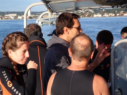 et toujours une bonne ambiance, un petit coup à boire et des bateaux à croiser