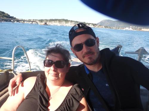 c 'est l'été dans la rade, mer calme, un rêve